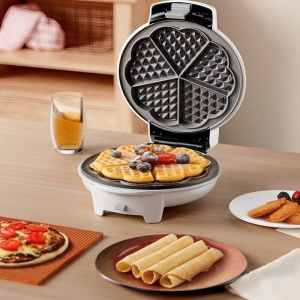Multi-Function Waffle Maker – 3-in-1 Cooking Appliance for Waffles, Pancakes, and Sandwiches - Image 2