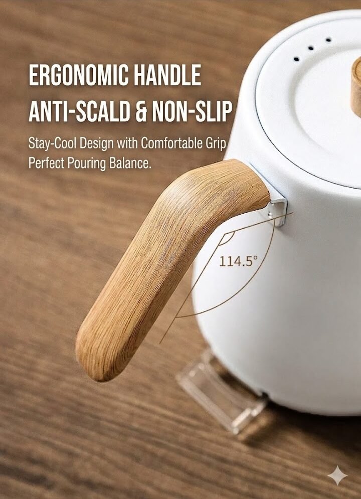 Electric Gooseneck Kettle with Temperature Control 5